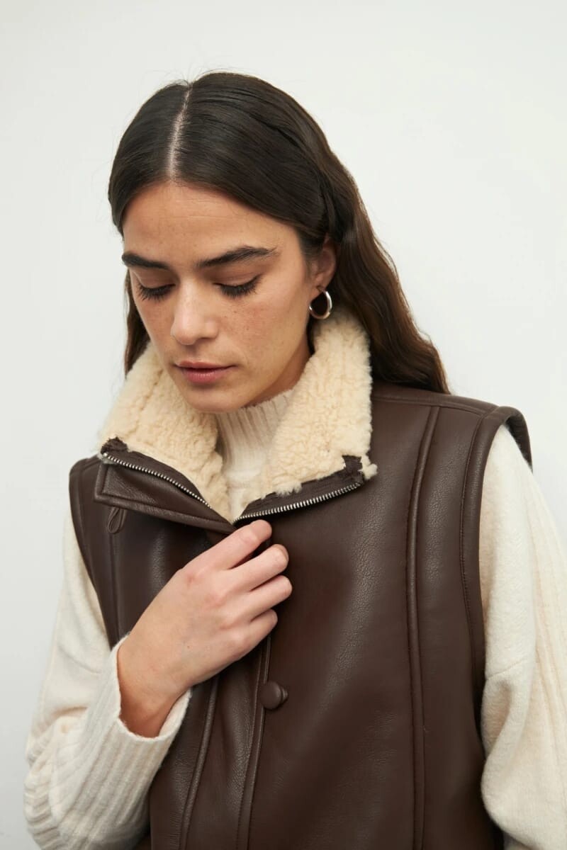 Chaleco Daniel Cassin Palmer - Marron 