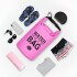 Bolso 2 Litros Celular Playa Piscina Impermeable Estanco Variante Color Rosa
