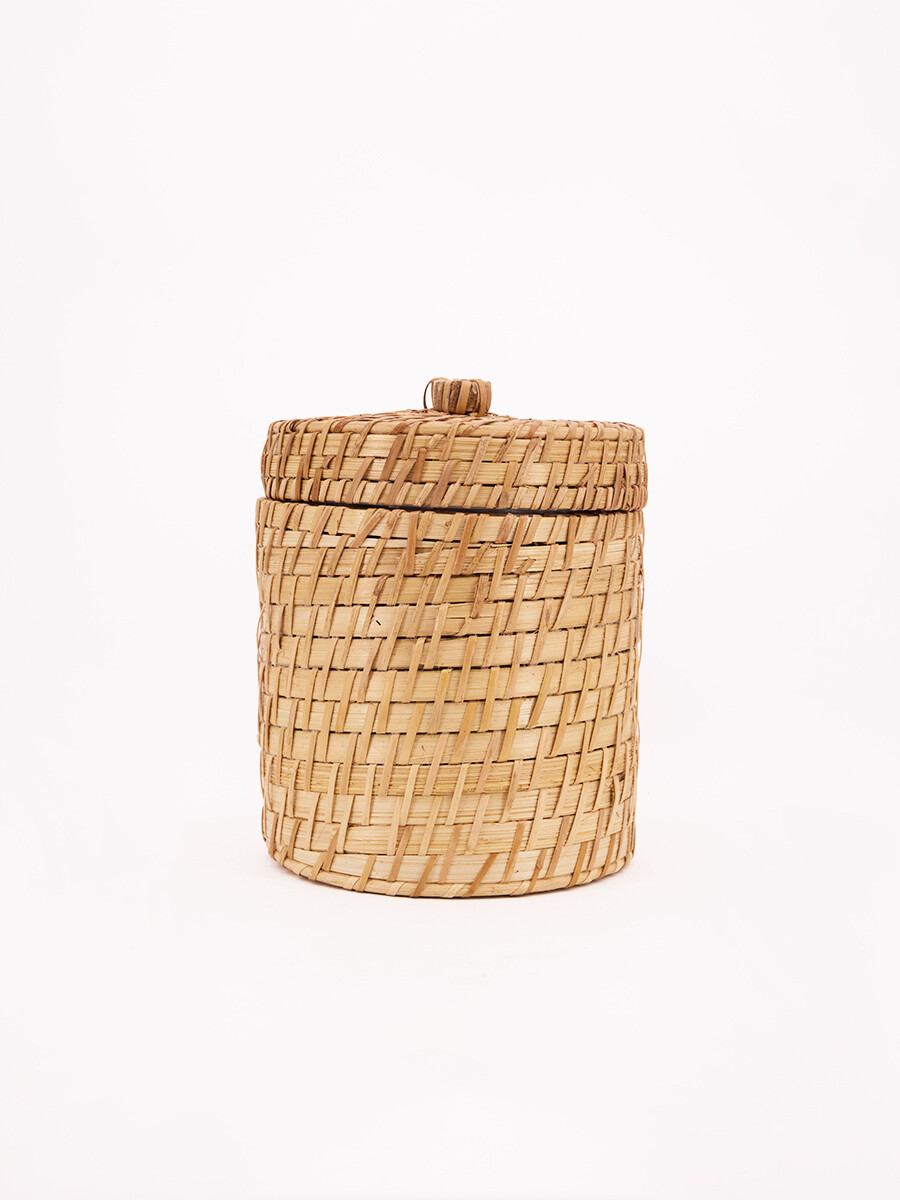 HIELERA TEJIDA CON PINZA - NATURAL 