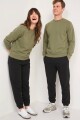 Pantalón dep clásico c/puños elásticos - UNISEX NEGRO