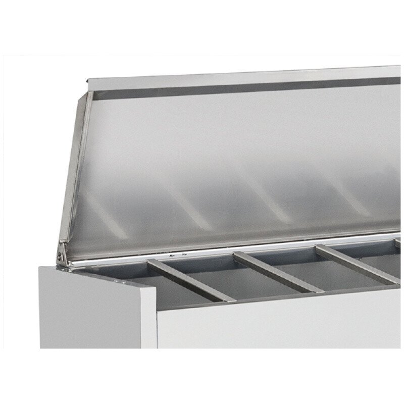 Mostrador refrigerado 3 puertas, con toppinera para sandwich, Coolhead SH 3700 Mostrador refrigerado 3 puertas, con toppinera para sandwich, Coolhead SH 3700