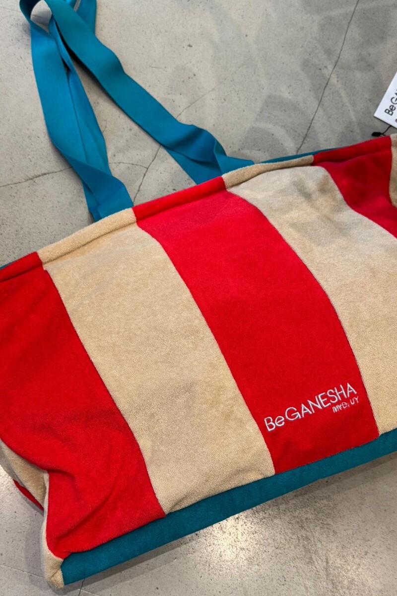 Towel Bag Rojo y Blanco
