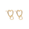 Tornillos en oro 18K con diseño de corazón Tornillos En Oro 18k Con Diseño De Corazón