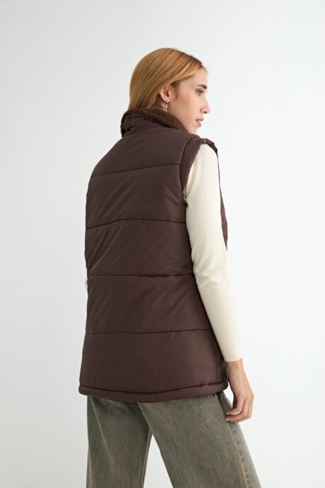CHALECO SHERPA NOEMIE Chocolate