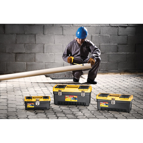 Caja de herramientas 20", cierres metálicos -TRAMONTINA TN0827