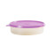 HERMETICO POEME TUPPERWARE 410 ML TRANSPARENTE Y LILA