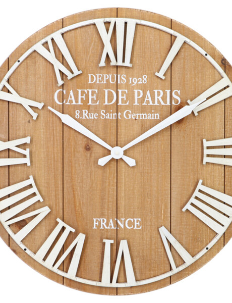 RELOJ DE PARED MDF D58X5.5CM CAFE DE PARIS RELOJ DE PARED MDF D58X5.5CM CAFE DE PARIS