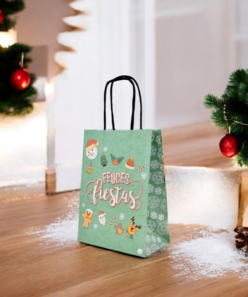 Bolsa fantasia luna 14x08x20 cm Navidad Snow holiday