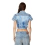 Camisa Para Mujer C-Shirin Shirt Blue Denim