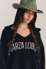 SWEATER HOODED Negro