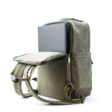 Matera Mochila Lanin Canvas Oliva