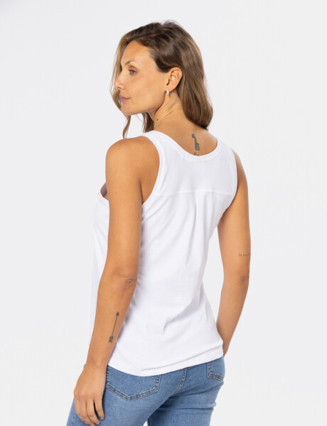 MUSCULOSA LISA Blanco