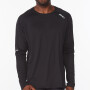 Aero Long Sleeve - Hombre Black/silver Reflective