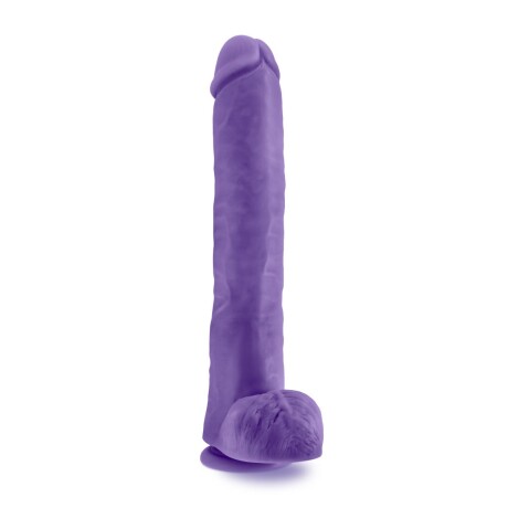 Dildo Realístico Doble Densidad Au Naturel Daddy Violeta