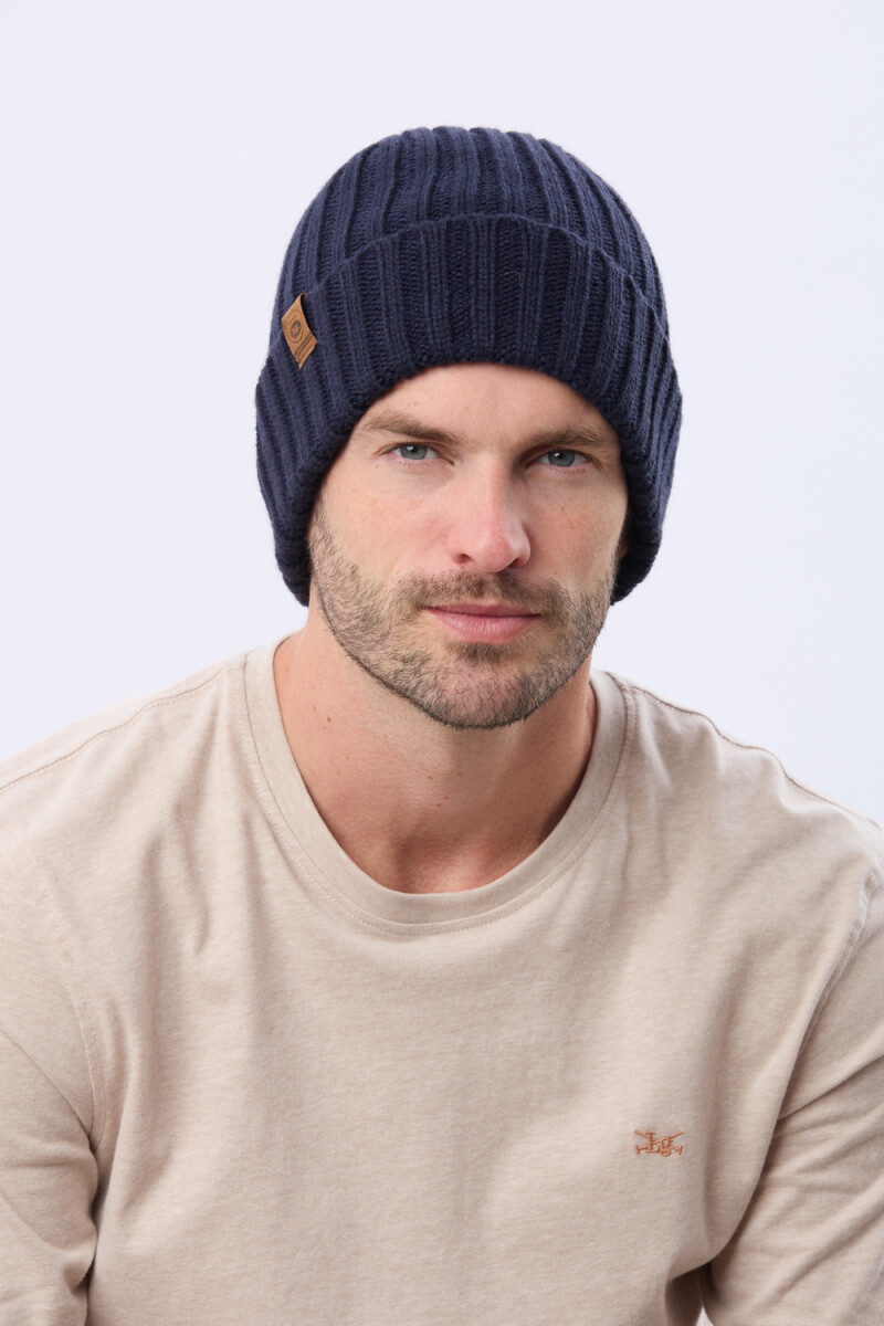 GORRO TEJIDO - Azul 