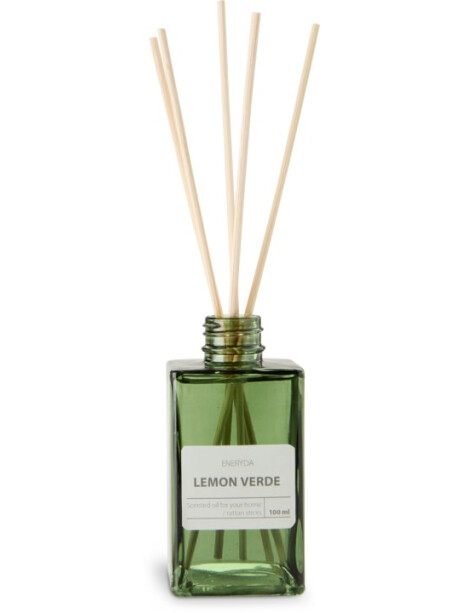 Difusor de varillas ENERYDA limón verde 100ml Difusor de varillas ENERYDA limón verde 100ml