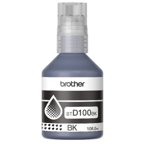 Botella Tinta Brother BTD100BK Negra 001
