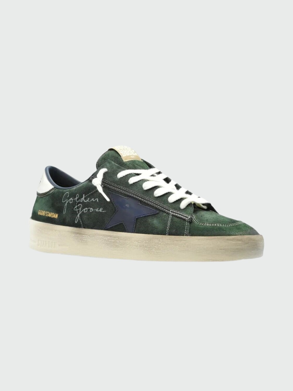 GOLDEN GOOSE - Zapatillas Stradan Suede Upper Toe and Tongue Nappa 35954