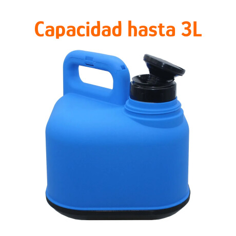 Bidón Térmico 3L Frio/Calor Tapa Manija Reforzada Portátil Azul