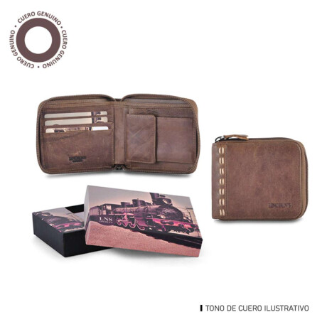 Billetera Cuero Pegasus Whisky