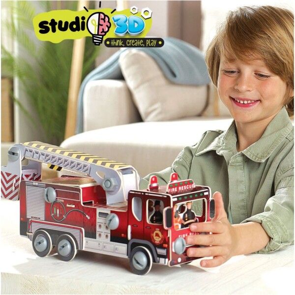 Puzzle Camion De Bomberos 3d Rompecabezas Educa Niños Puzzle Camion De Bomberos 3d Rompecabezas Educa Niños