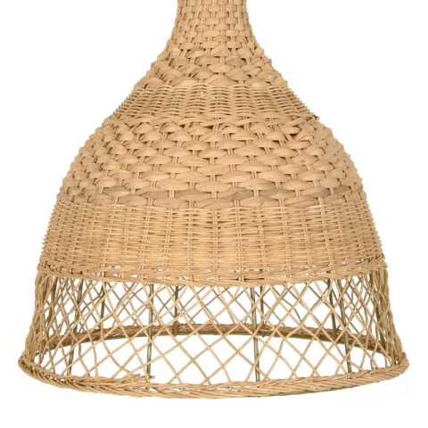 Lámpara colgante campana bambú E27 Ø300x1200mm IX9180