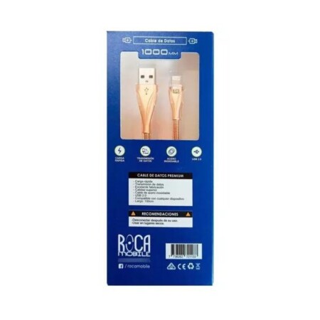 CABLE DE DATOS PREMIUM USB METALICO CABLE DE DATOS PREMIUM USB METALICO
