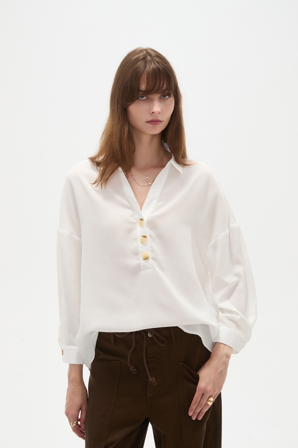Blusa Kansas Marfil / Off White