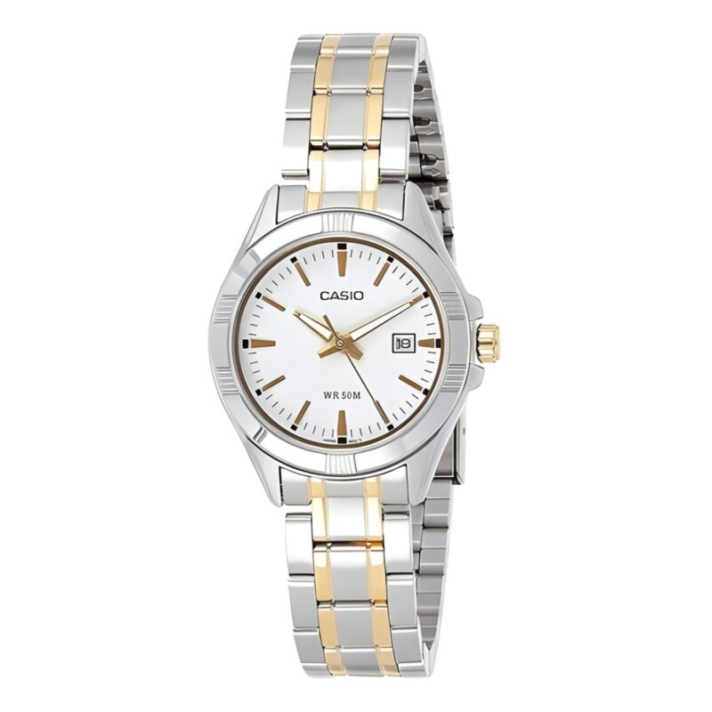Reloj Análogo Casio LTP-1308SG-7AVDF Resistente Al Agua Diseño Elegante Y Femenino Reloj Análogo Casio LTP-1308SG-7AVDF Resistente Al Agua Diseño Elegante Y Femenino