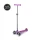 Monopatín Micro Maxi Glow LED Ajustable con 3 Ruedas - PURPURA