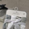 Babitas SNUGLE pack x4 toalla gris