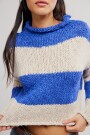SWEATER OPAL RAYAS Azul