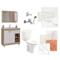 BAÑO COMPLETO N°5 INODORO CON MOCHILA + MUEBLE DE BAÑO 80 CM CON ESPEJO + GRIFERIA + CERAMICA DE PISO Y PARED BAÑO COMPLETO N°5 INODORO CON MOCHILA + MUEBLE DE BAÑO 80 CM CON ESPEJO + GRIFERIA + CERAMICA DE PISO Y PARED