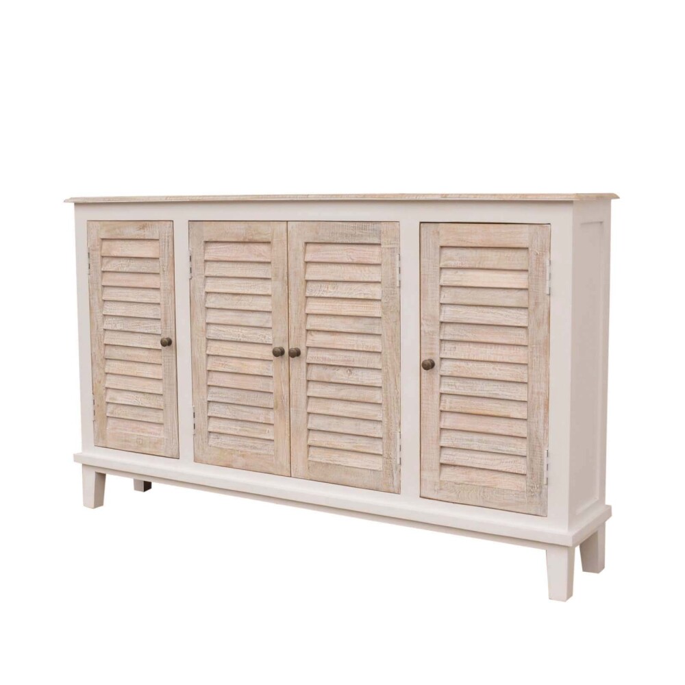 MUEBLE 4P MADERA-DE-MANGO NATURAL-BEIGE COSTA
