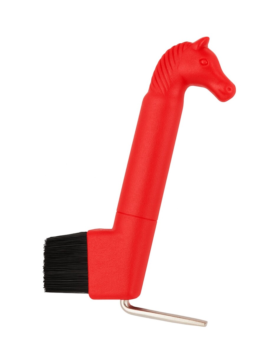 Limpia Cascos con Cepillo - Rojo 