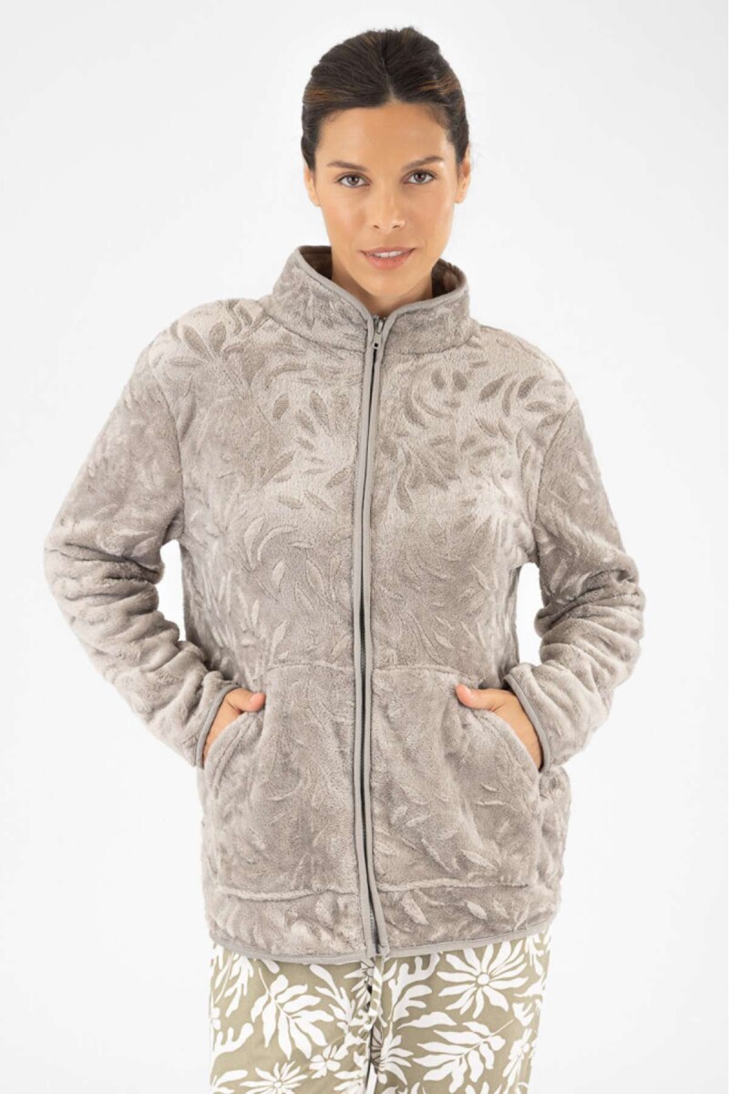 Campera textura - Gris 