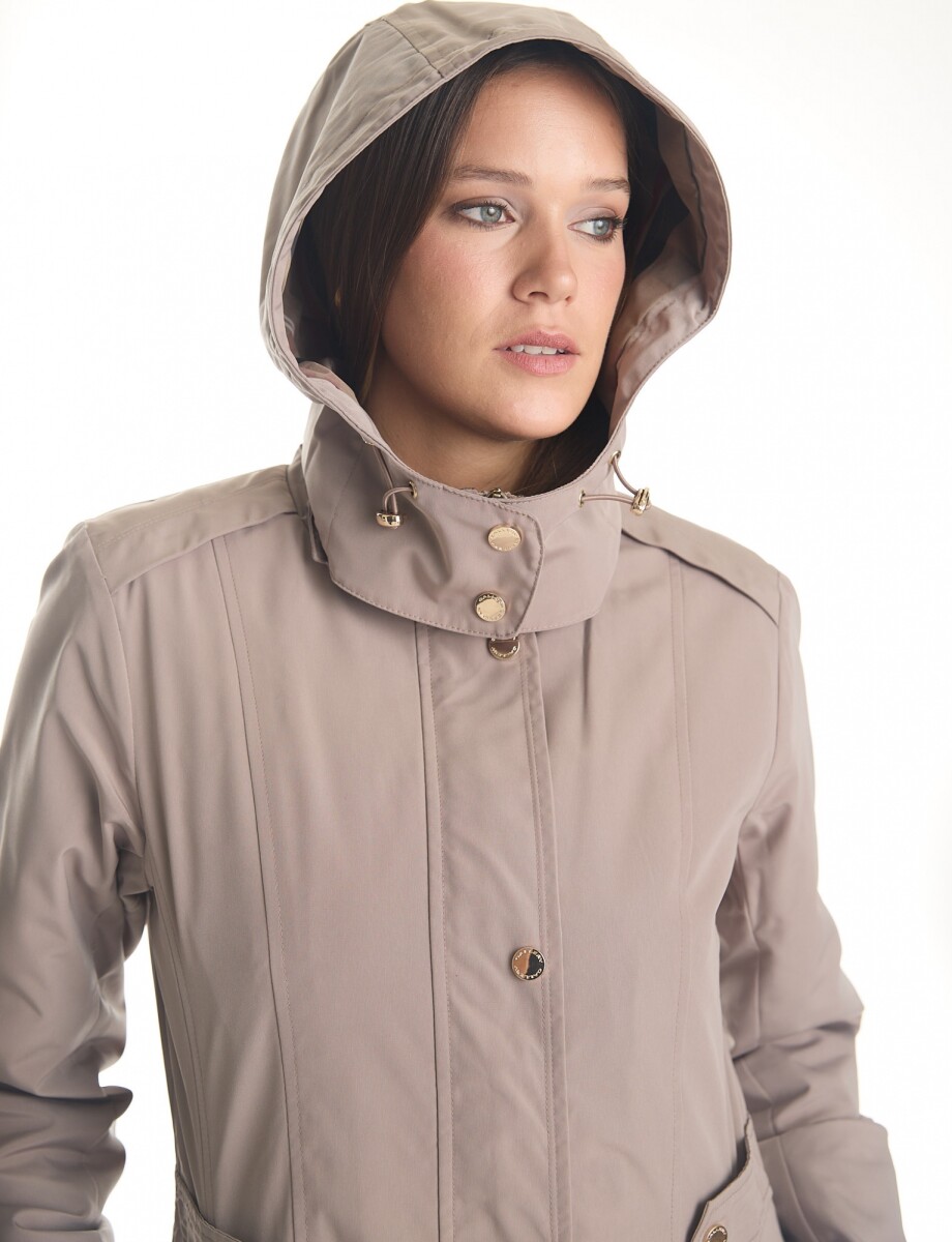 Gabardina Impermeable - Tostado 