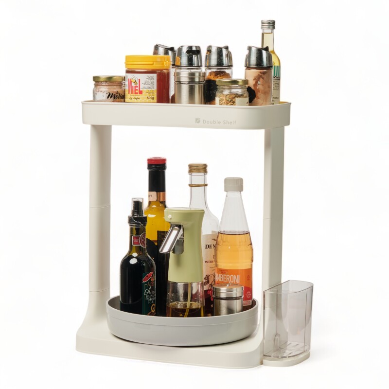 Estante rack organizador giratorio de cocina Sin Color