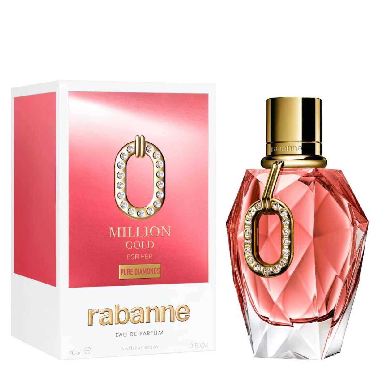 Perfume Rabanne Million Gold Pure Diamonds EDP 90ml 