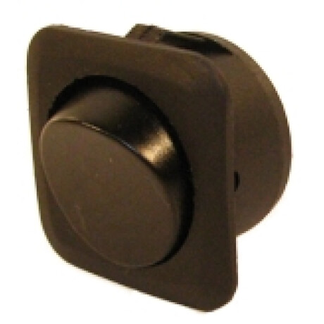 LLAVE BOTON TABLERO - CUADRADO CON LUZ NEGRO 25AMP DIAMETRO 26MM - LLAVE BOTON TABLERO - CUADRADO CON LUZ NEGRO 25AMP DIAMETRO 26MM -