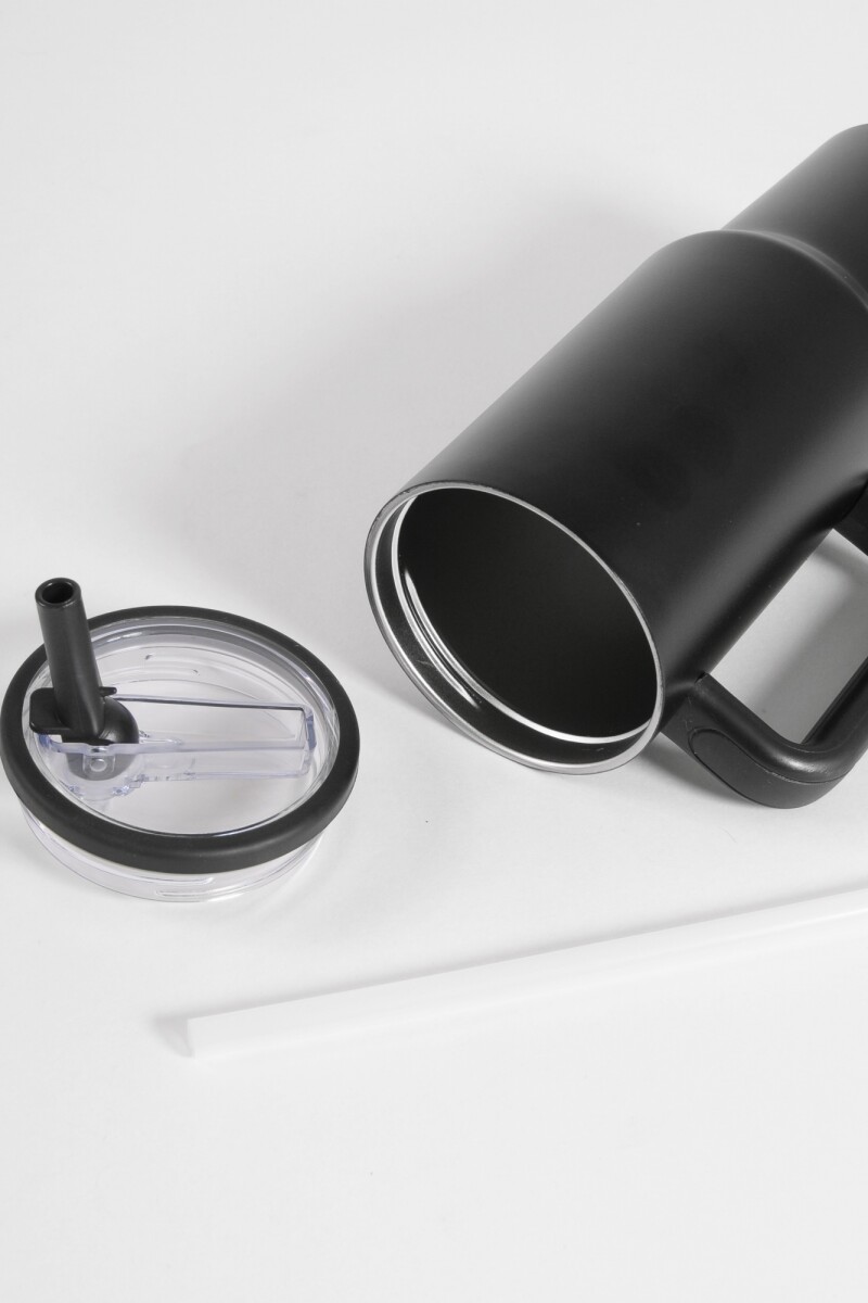 Mug vaso acero 1180 litros negro