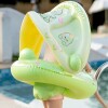 Flotador bebe con techo sport verde