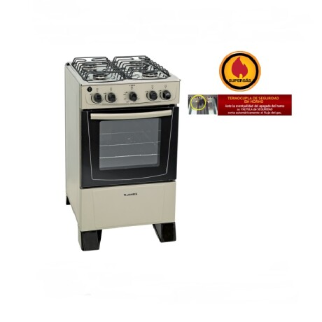 Cocina a Gas 4H James C105B TITANIUM