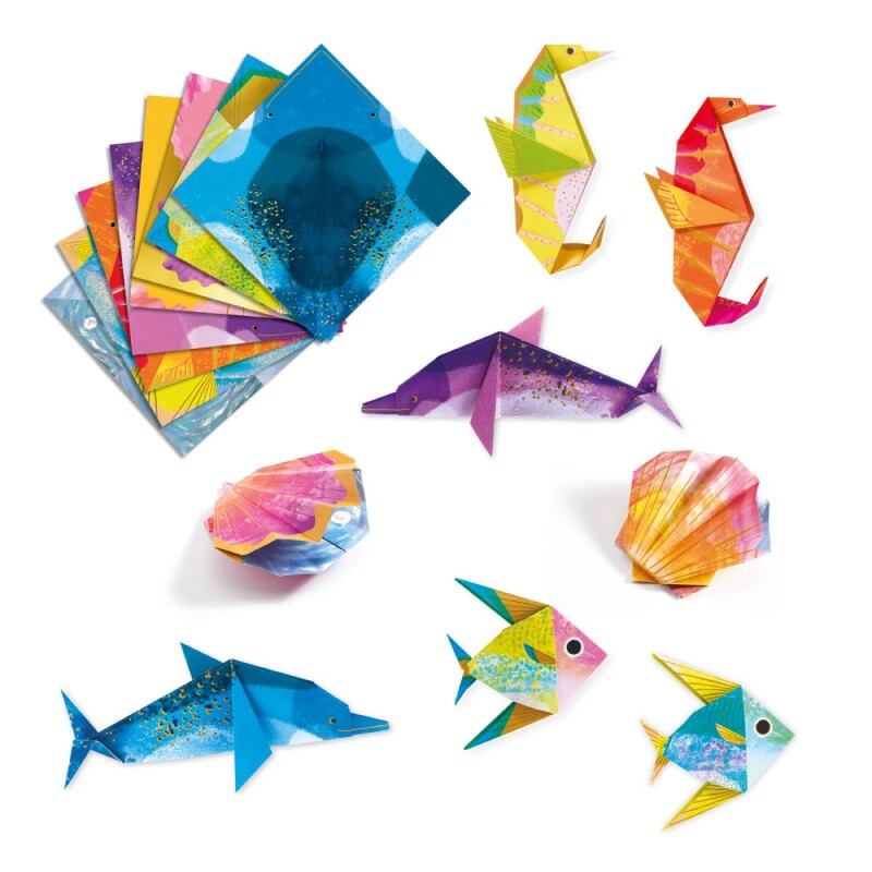 Origami Djeco Animales Marinos