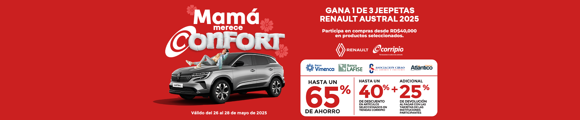 Multibancos - Mamá merece confort - Mayo 2025