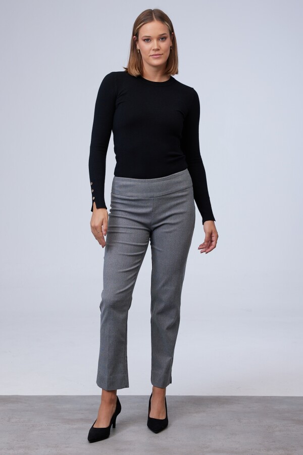 Pantalon Tweed NEGRO/GRIS