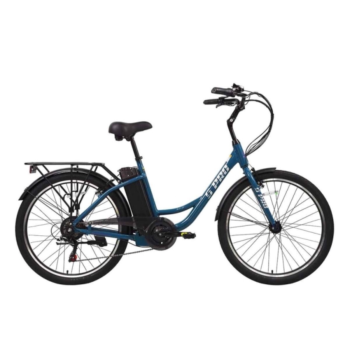 Bicicleta Electrica S-pro E-strada Aluminio - Azul 