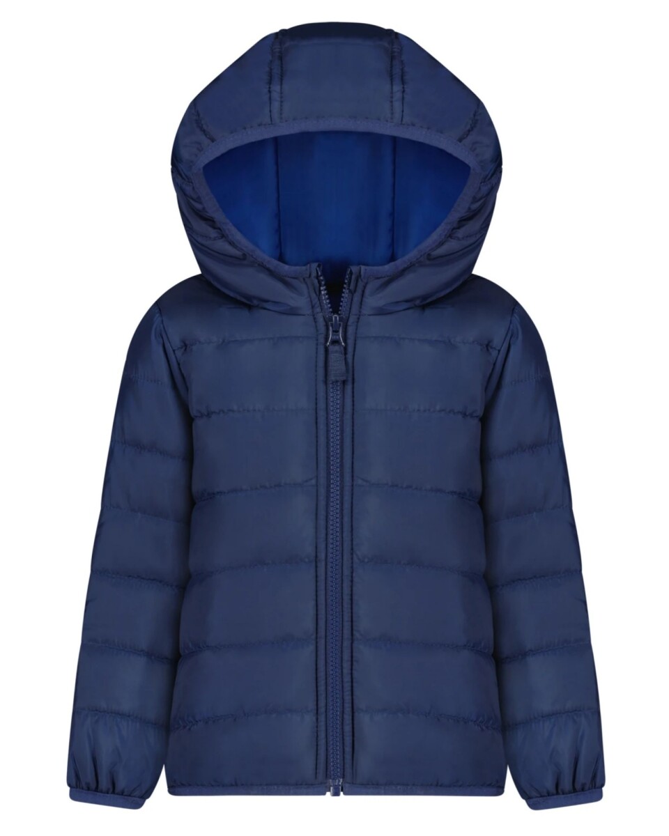 Campera resistente al agua, plegable, azul. Talles 4-14 