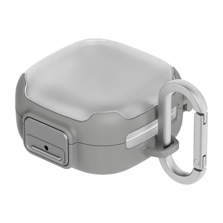 Funda Clip Case con mosquetón para Galaxy Buds4 | Buds4 Pro Grey