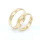 Par de alianzas oro 18K amarillo bombé clásico 4 mm Par de alianzas oro 18K amarillo bombé clásico 4 mm